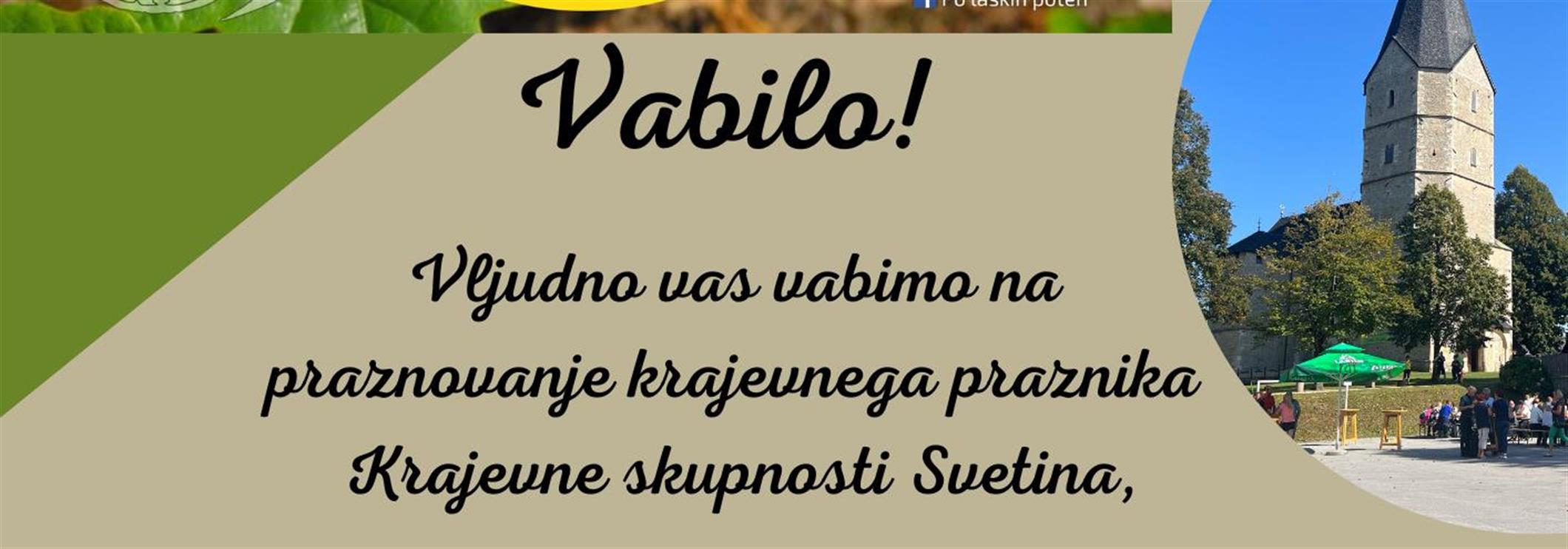 ki bo v soboto, 6.9.2025 na Svetini
